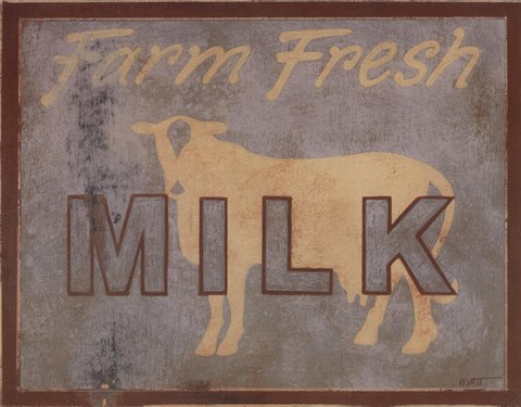Framed Milk Print