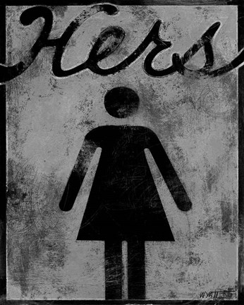 Framed Hers Print
