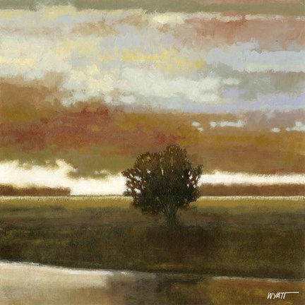 Framed Painted Sky I Print