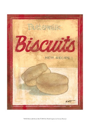 Framed Buttermilk Biscuit Mix Print