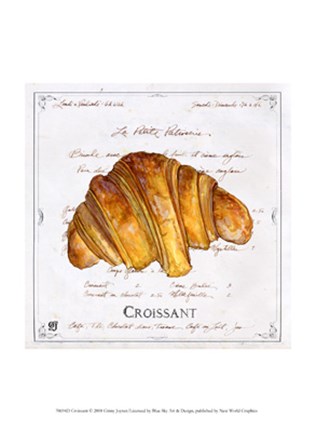 Framed Croissant Print