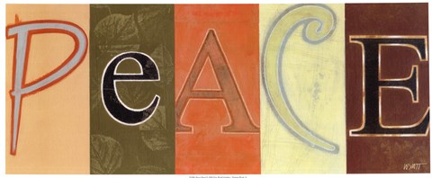 Framed Peace Panel Print