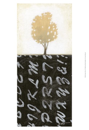 Framed Nature&#39;s Diary I Print