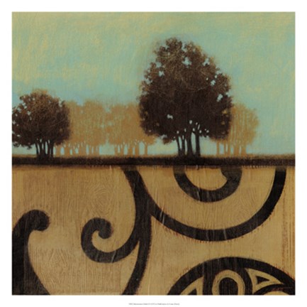 Framed Mediterranean Twilight II Print