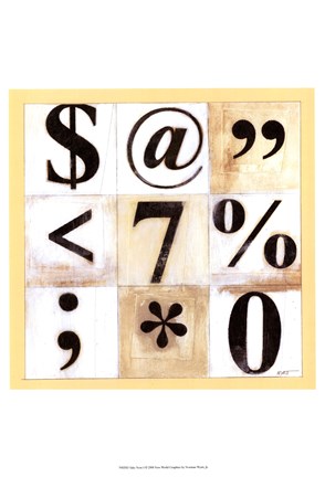 Framed Take Note I Print