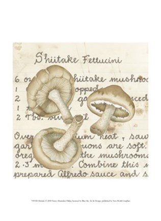 Framed Shiitake Print