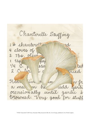 Framed Chanterelle Print