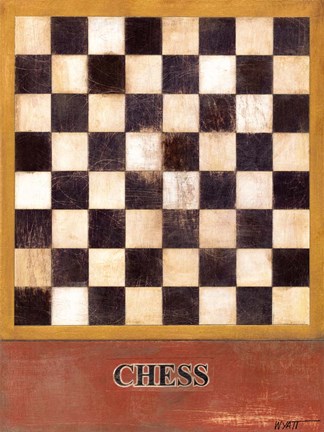 Framed Chess Print