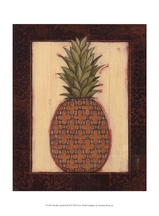 Framed Metallic Quadrofoil II Print