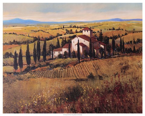 Framed Tuscany III Print