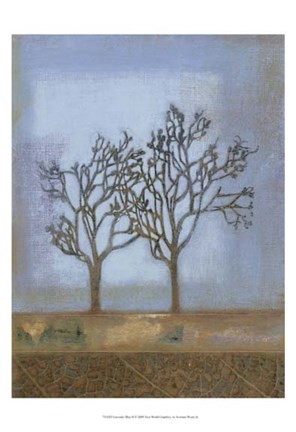 Framed Lavender Blue II Print