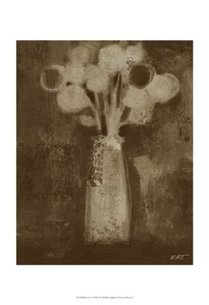 Framed Black Lace I Print