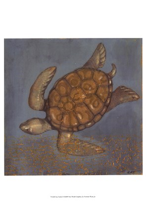 Framed Sea Turtle II Print