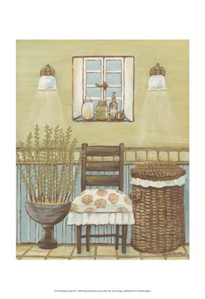 Framed Seabreeze Bath III Print