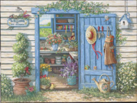 Framed Welcome To My Garden Print