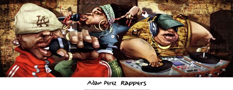 Framed Rappers Print