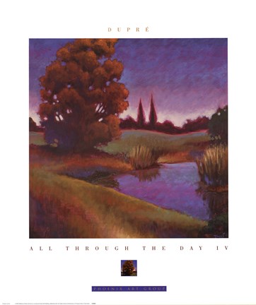 Framed All Through the Day IV Print