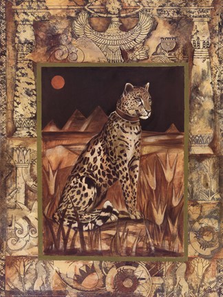 Framed Egyptian Splendor I Print