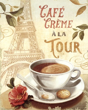 Framed Cafe in Europe II Print