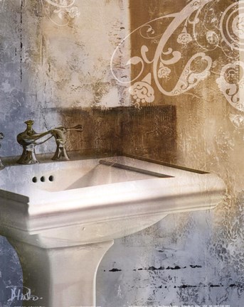 Framed Bath Room &amp; Ornaments II Print