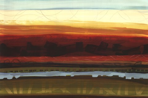 Framed Skyline Symmetry - detail Print