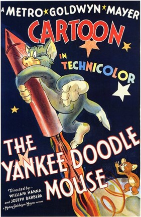 Framed Yankee Doodle Mouse Print