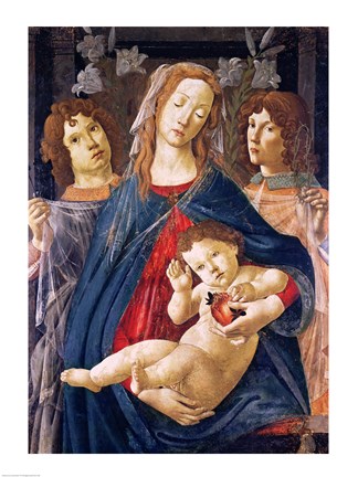 Framed Virgin of the Pomegranate Print