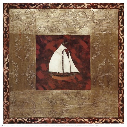 Framed Sailboat I Print