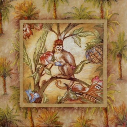 Framed Monkey II Print