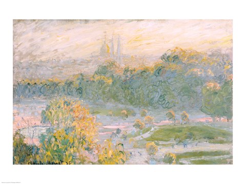 Framed Tuileries (study) 1875 Print