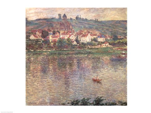 Framed Vetheuil, 1901 Print