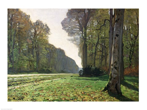 Framed Road to Bas-Breau, Fontainebleau (Le Pave de Chailly), c.1865 Print
