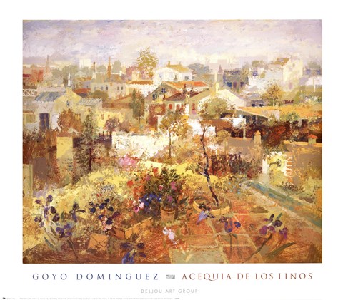 Framed Acequia de los linos Print