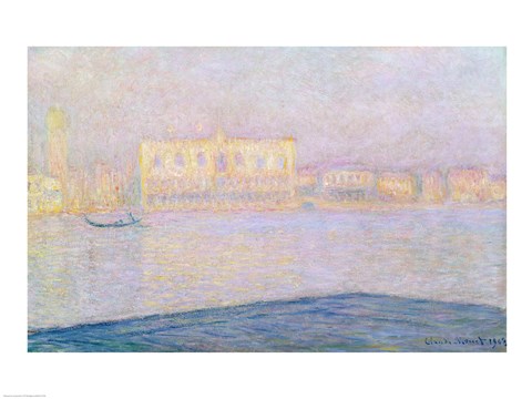 Framed Ducal Palace from San Giorgio, 1908 Print