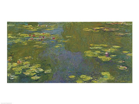 Framed Lily Pond Print