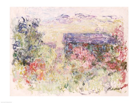 Framed House Through the Roses, c.1925-26 Print