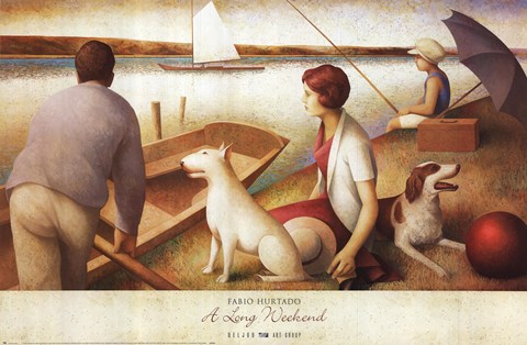 Framed Long Weekend Print