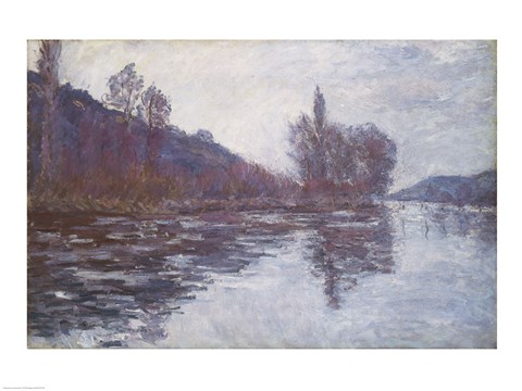 Framed Seine near Giverny, 1894 Print