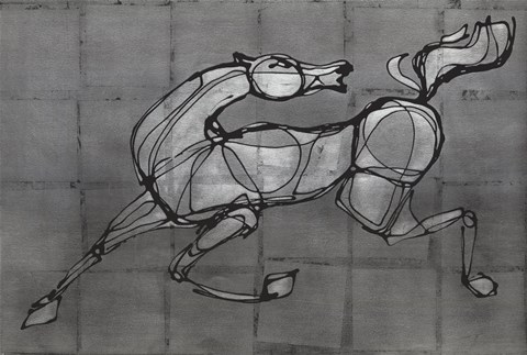 Framed Stallion Print