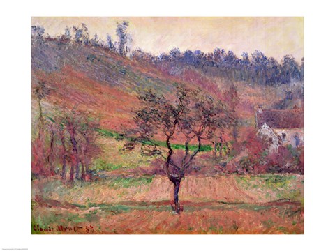 Framed Valley of Falaise, Calvados, France, 1883 Print