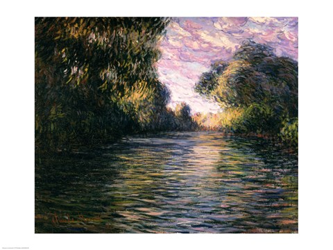 Framed Morning on the Seine, 1897 Print