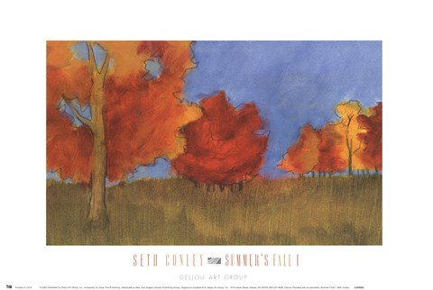 Framed Summer's Fall I Print