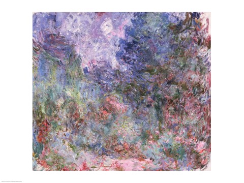 Framed House at Giverny Viewed from the Rose Garden, 1922-24 Print