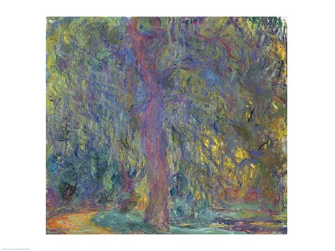 Framed Weeping Willow, 1918-19 Print