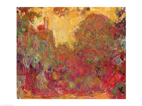 Framed House seen from the Rose Garden, 1922-24 Print