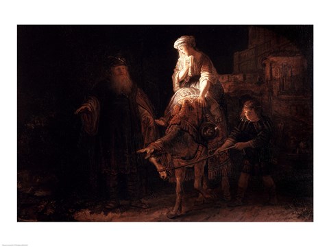 Framed Departure of the Shemanite Wife Print