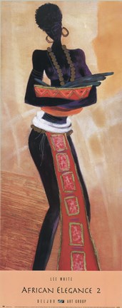 Framed African Elegance II Print