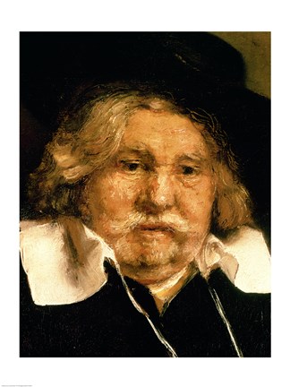 Framed Detail of a Portrait of an old man, 1667 Print