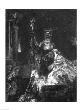 Framed Presentation in the Temple, 1654 Print