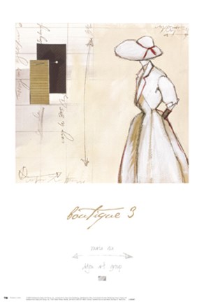 Framed Boutique 3 Print